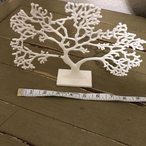 White Earring Holder